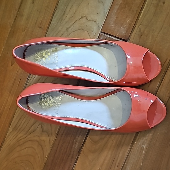Vince Camuto Women's Berit Peep-Toe Pump "coral reef" color 🪸 - Picture 5 of 10